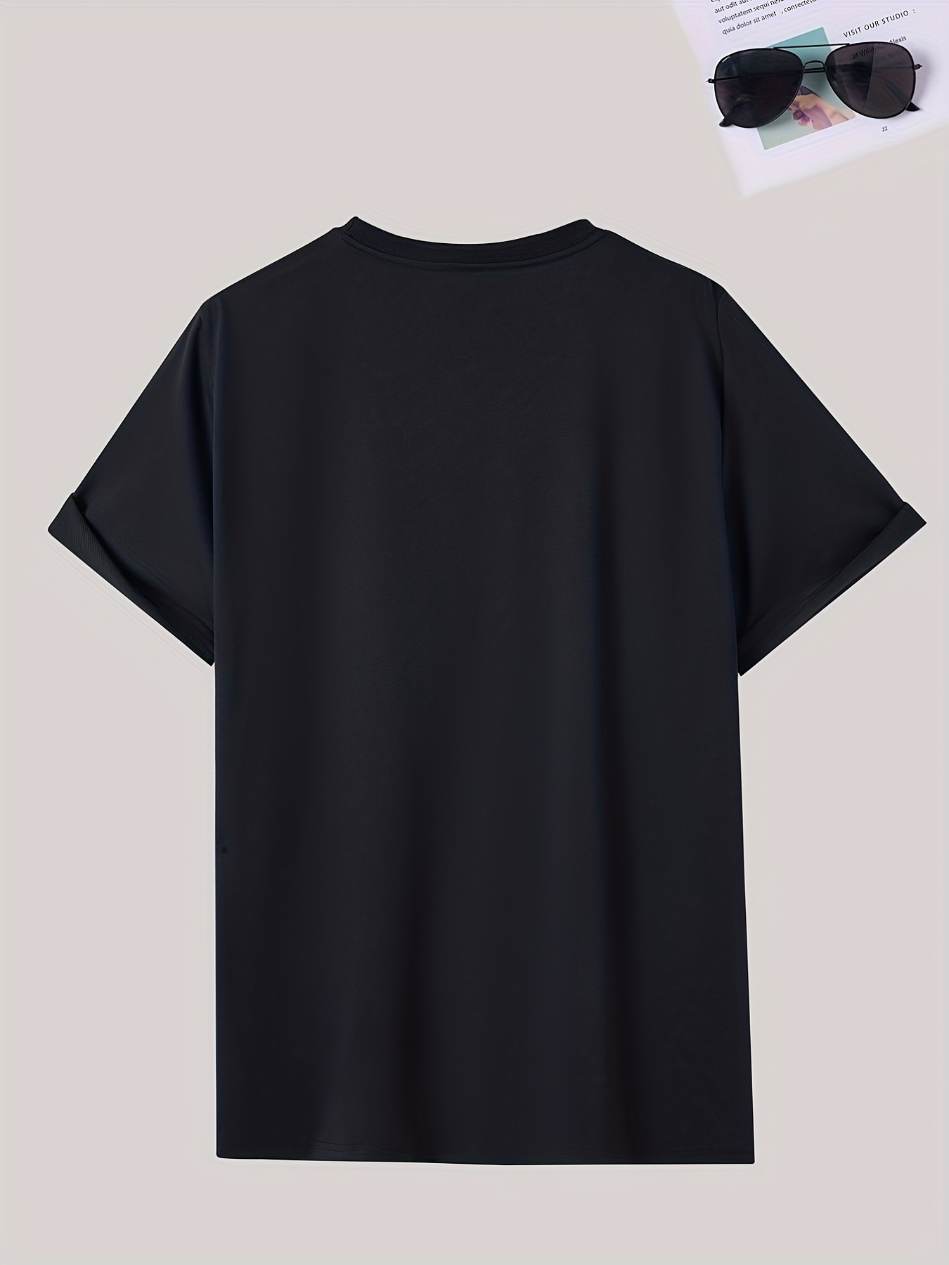 stay humble print mens short sleeve t shirts comfy casual breathable tops for mens fitness training jogging mens clothing details 36