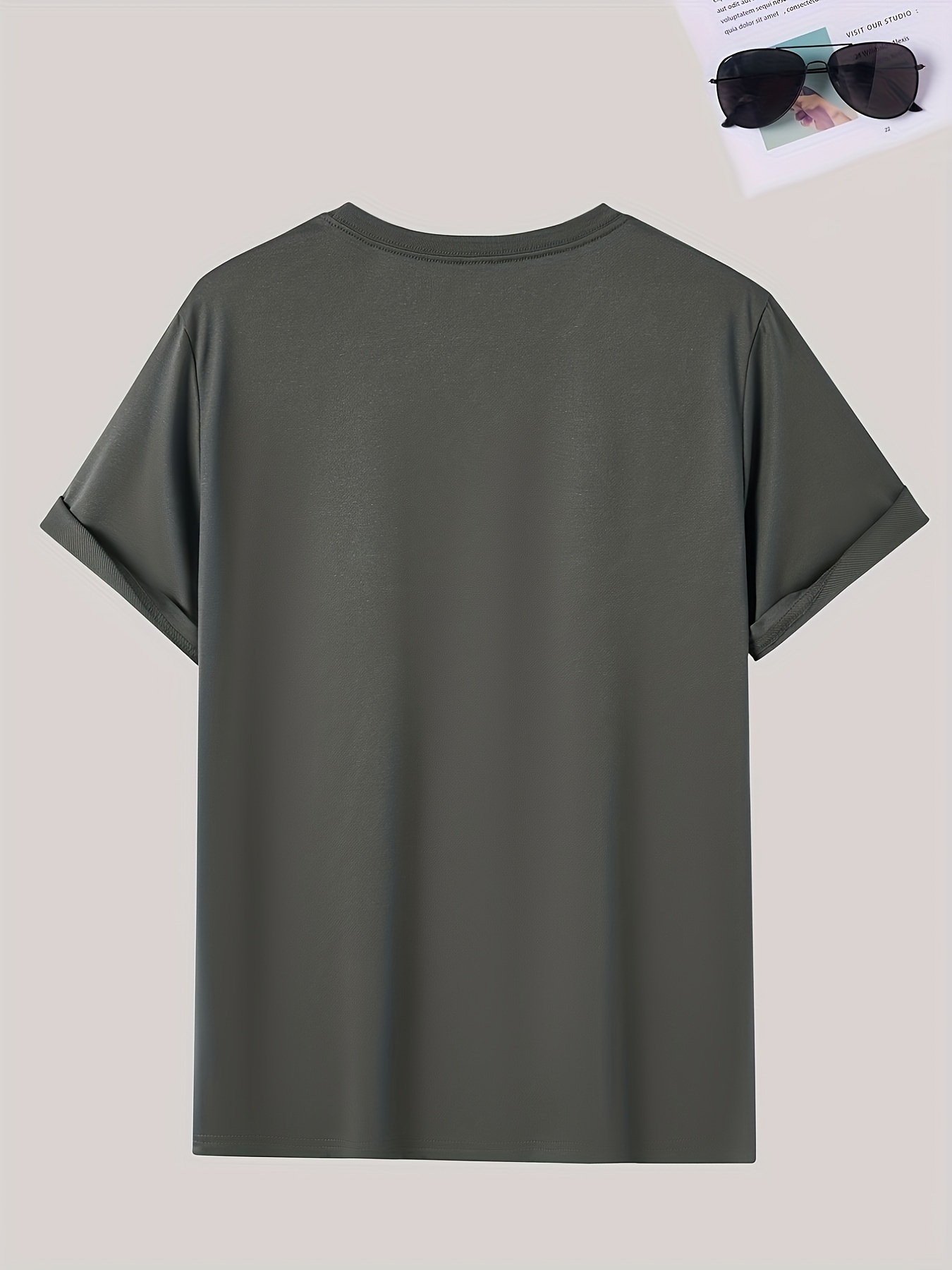 stay humble print mens short sleeve t shirts comfy casual breathable tops for mens fitness training jogging mens clothing details 16