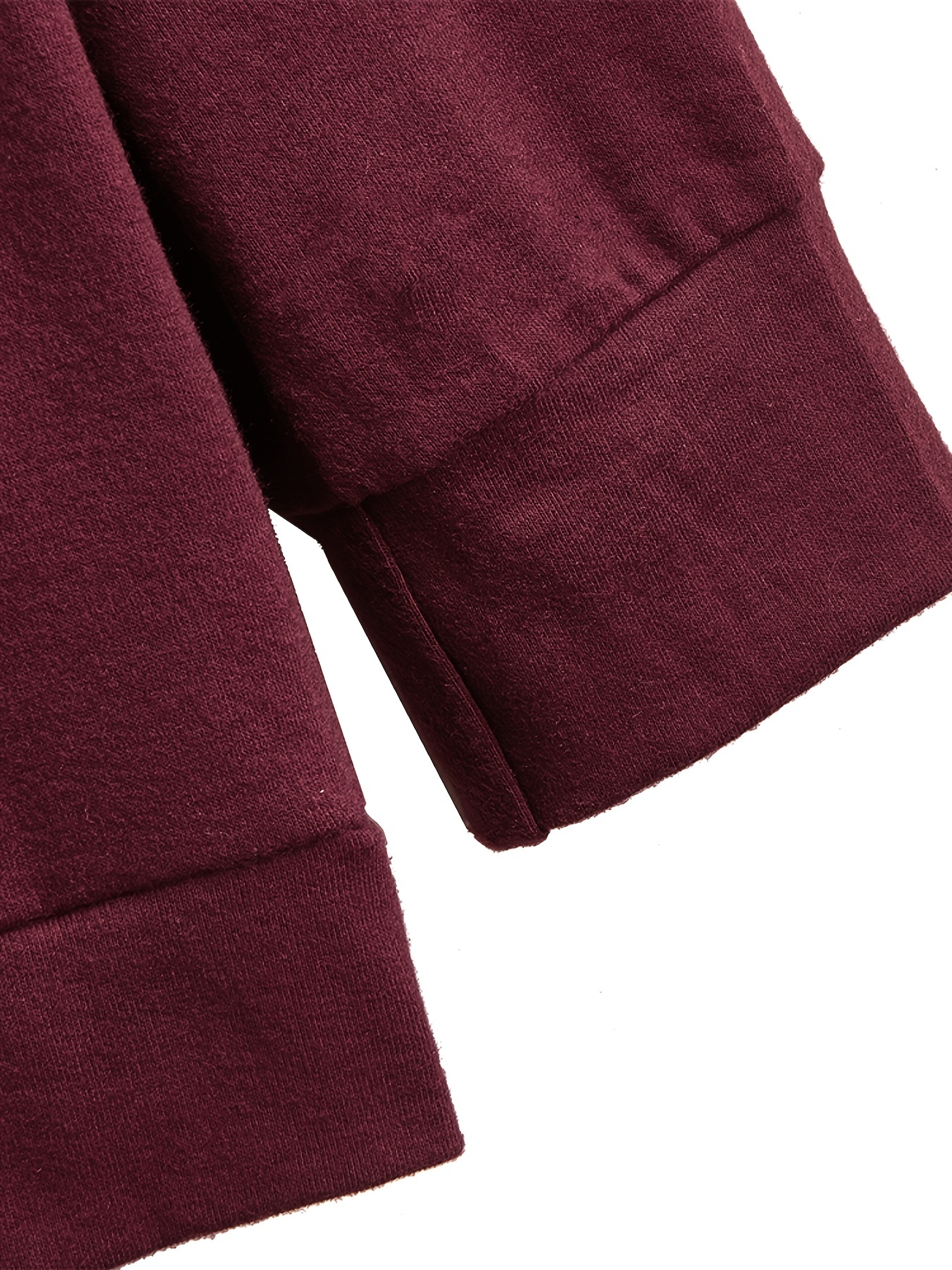 solid pullover sweatshirt long sleeve crew neck sweatshirt casual tops for fall winter womens clothing details 3