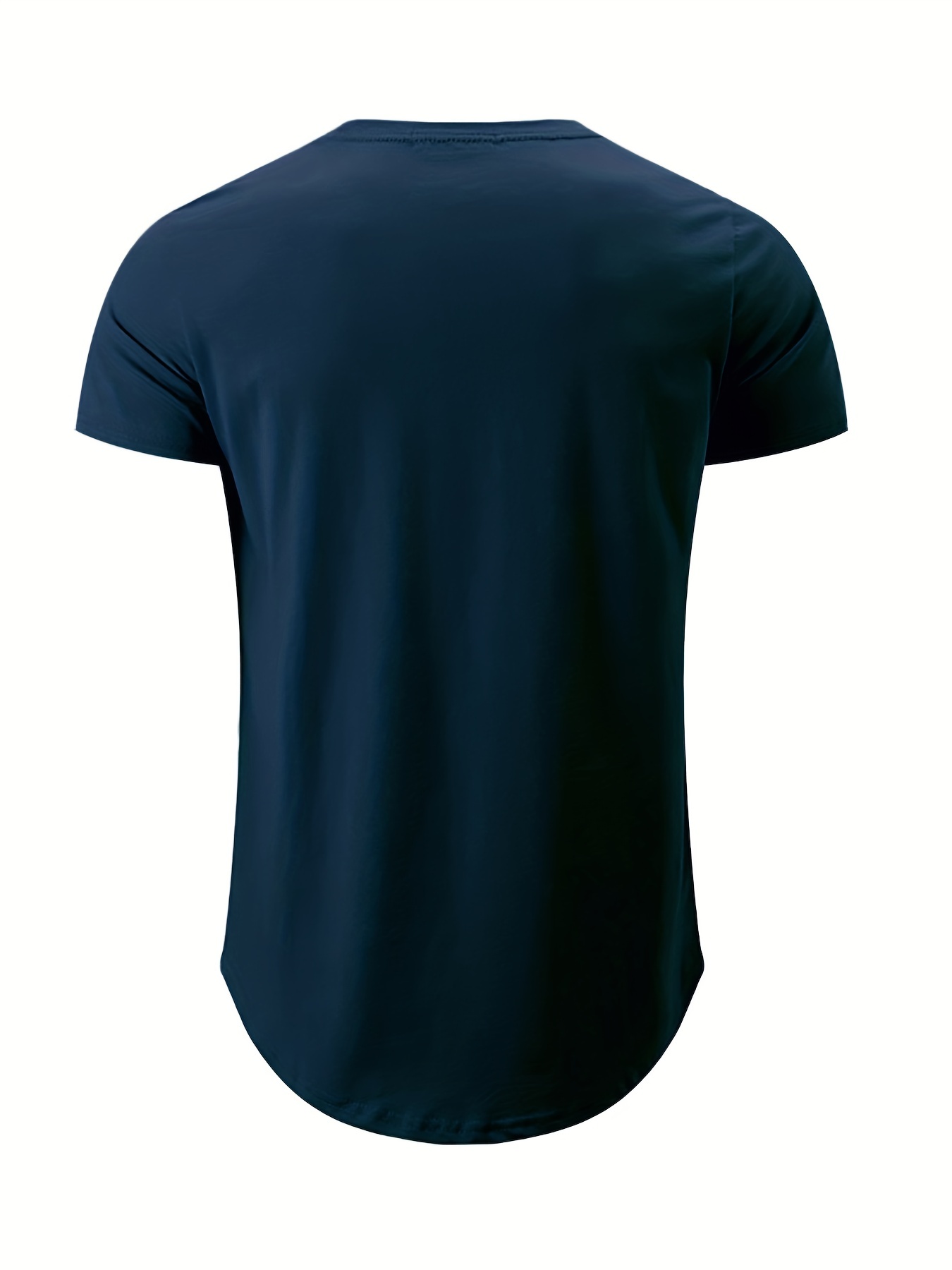 solid color mens comfy v neck medium stretch t shirt mens summer clothes mens outfits details 16