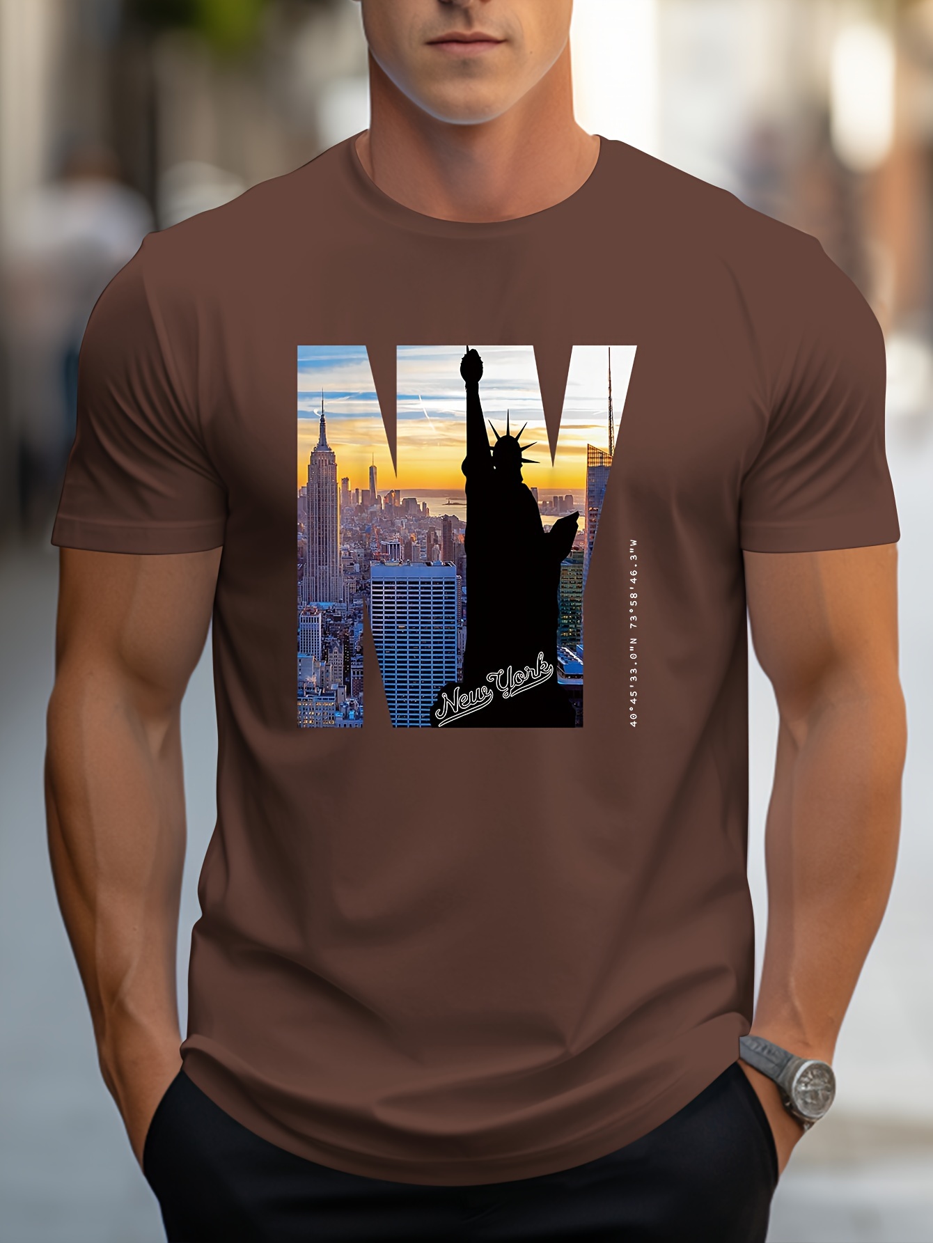 ny graphic print mens creative top casual short sleeve crew neck t shirt mens clothing for summer outdoor details 15
