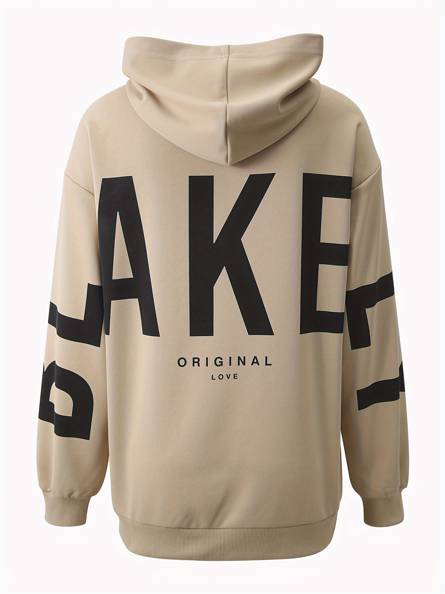 letter print hoodie casual long sleeve hoodies sweatshirt womens clothing details 6