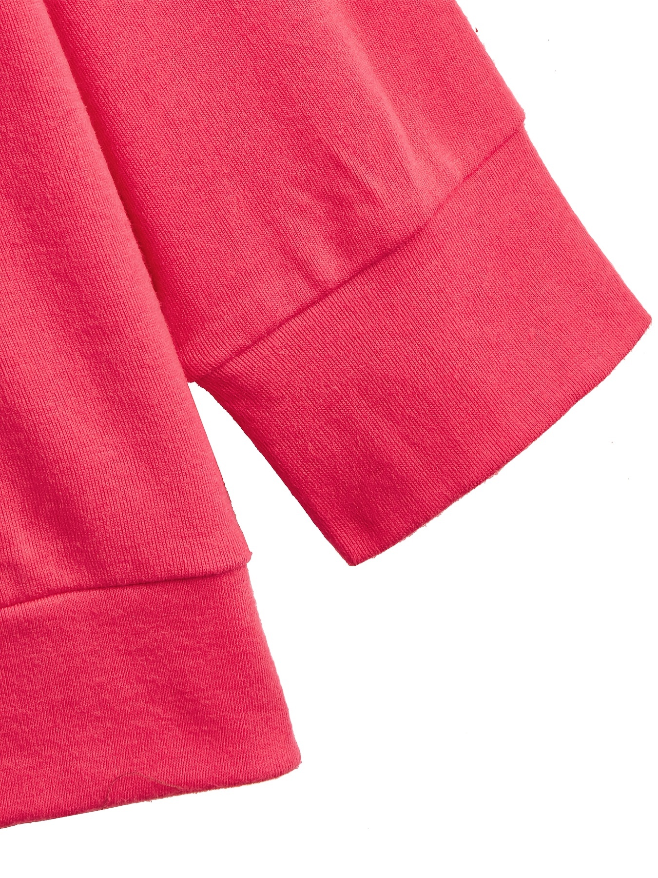 solid pullover sweatshirt long sleeve crew neck sweatshirt casual tops for fall winter womens clothing details 13