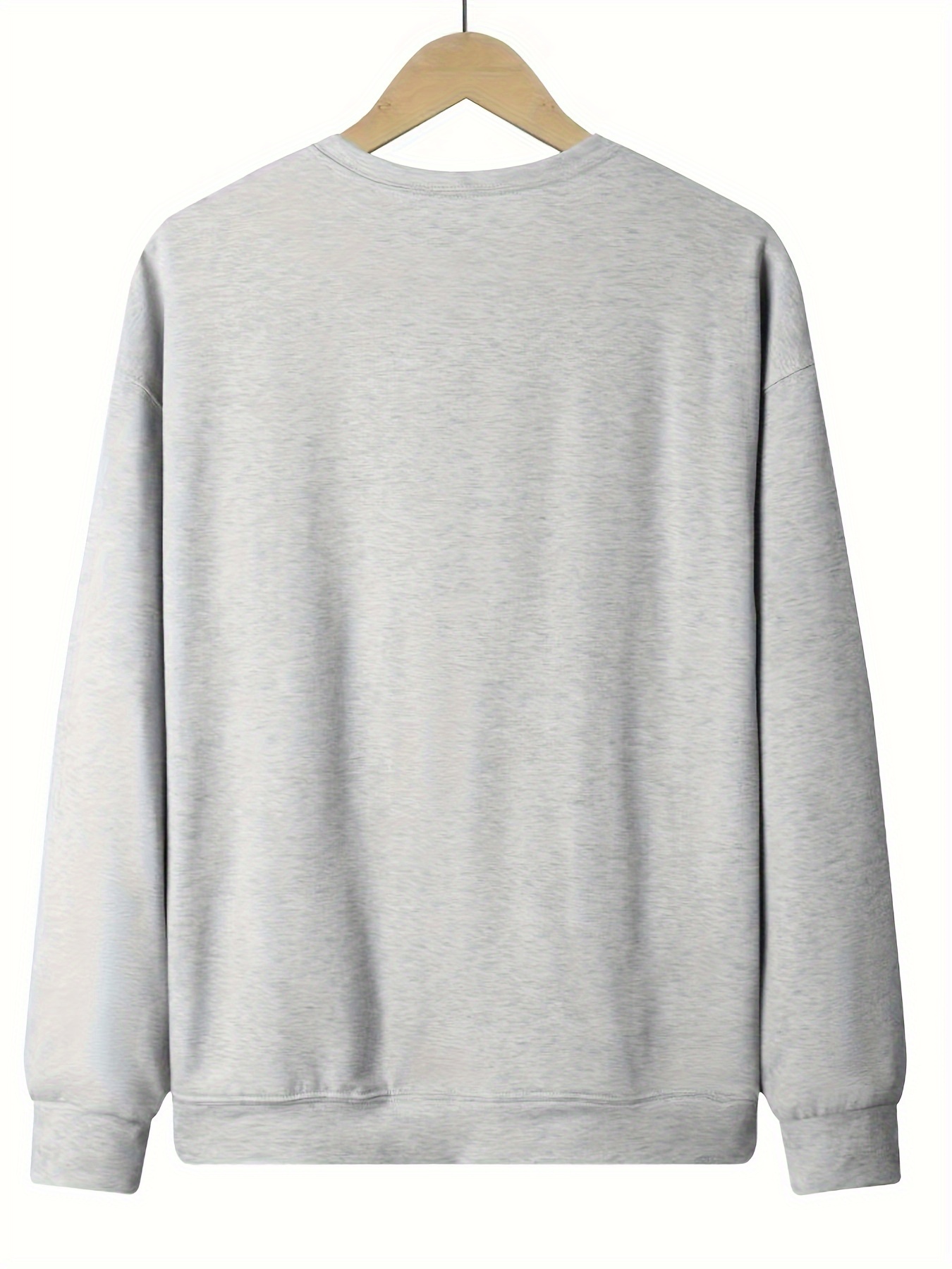 carrot letter print pullover sweatshirt casual long sleeve crew neck sweatshirt for fall winter womens clothing details 1