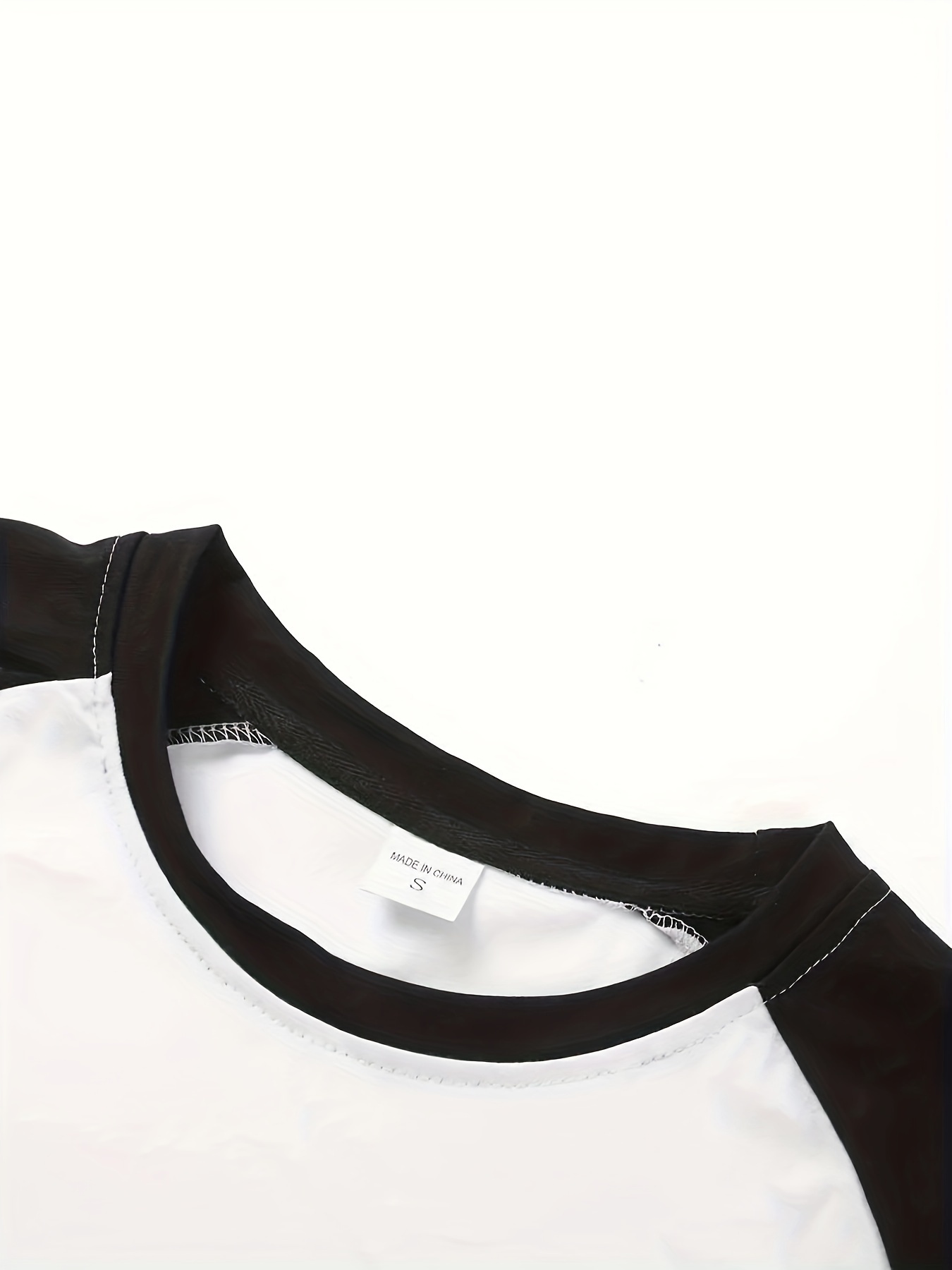 mens basic casual long sleeve color block raglan sleeve t shirt for spring fall details 25