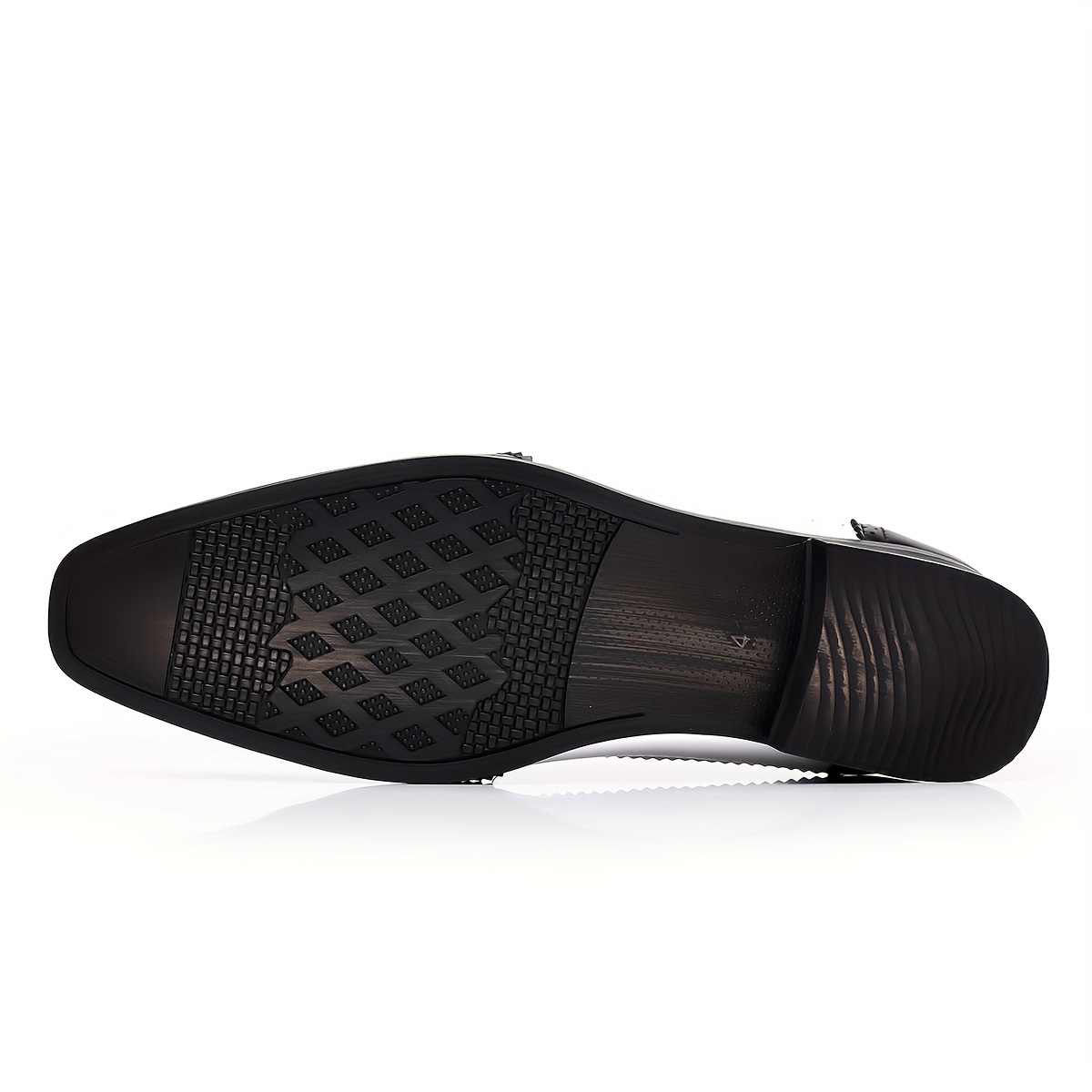 mens fashion chelsea boots non slip side zippered ankle boots for outdoor walking spring and autumn details 5