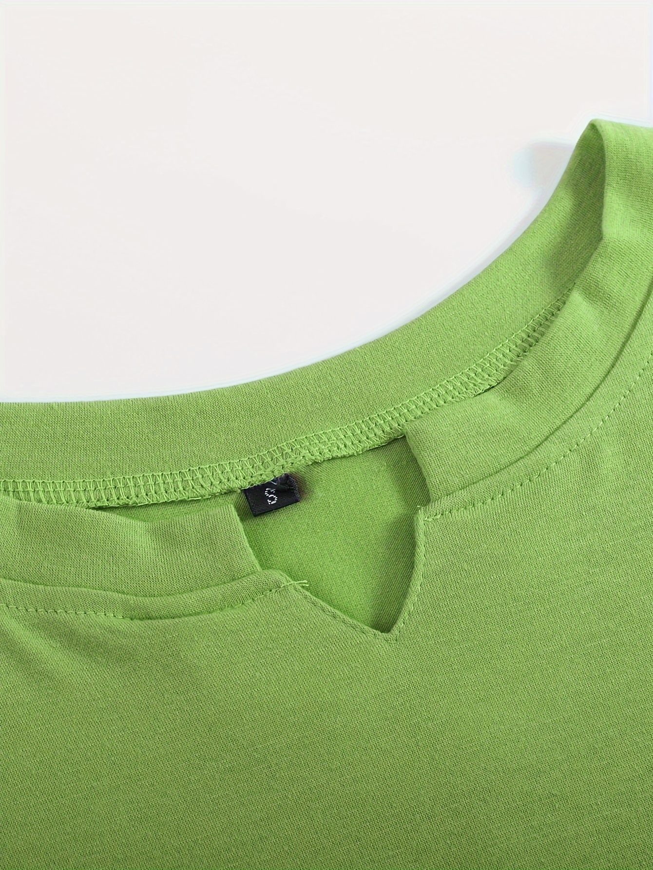 solid color mens comfy v neck medium stretch t shirt mens summer clothes mens outfits details 27