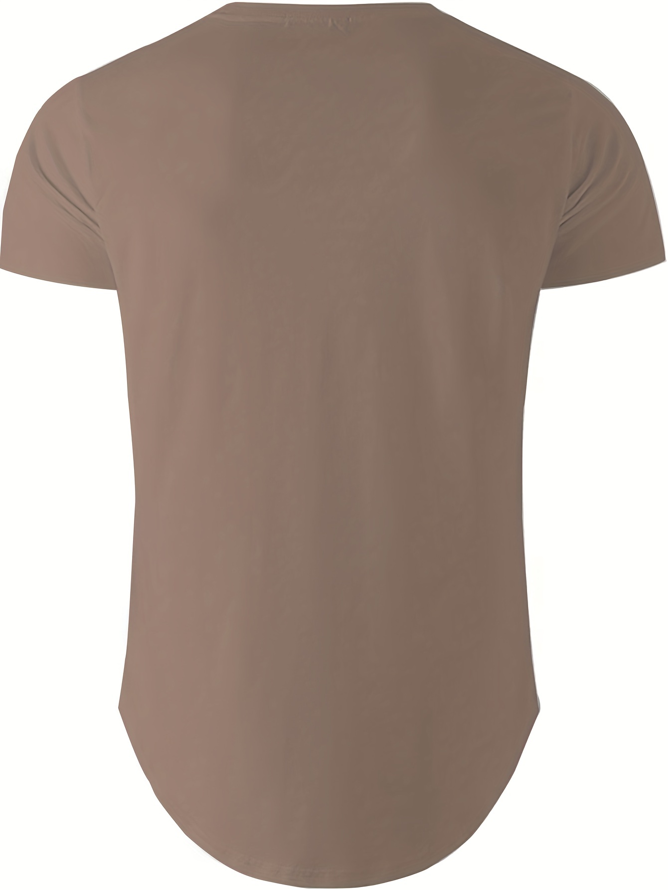 solid color mens comfy v neck medium stretch t shirt mens summer clothes mens outfits details 6