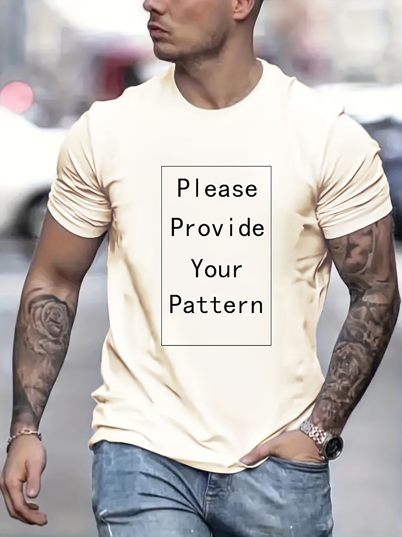 custom t shirt personalized tees for men casual short sleeve custom printed t shirt for summer details 12