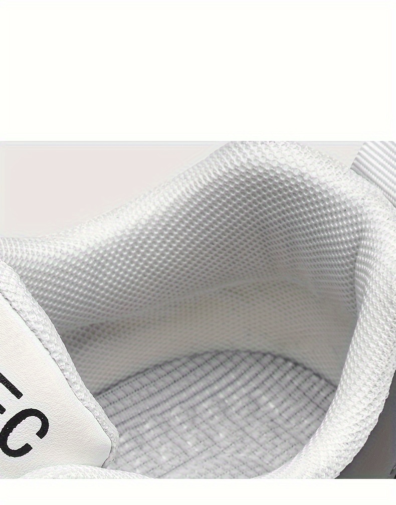 mens trendy versatile sneakers casual durable slip resistant comfy lace up sneakers for outdoor activities details 5