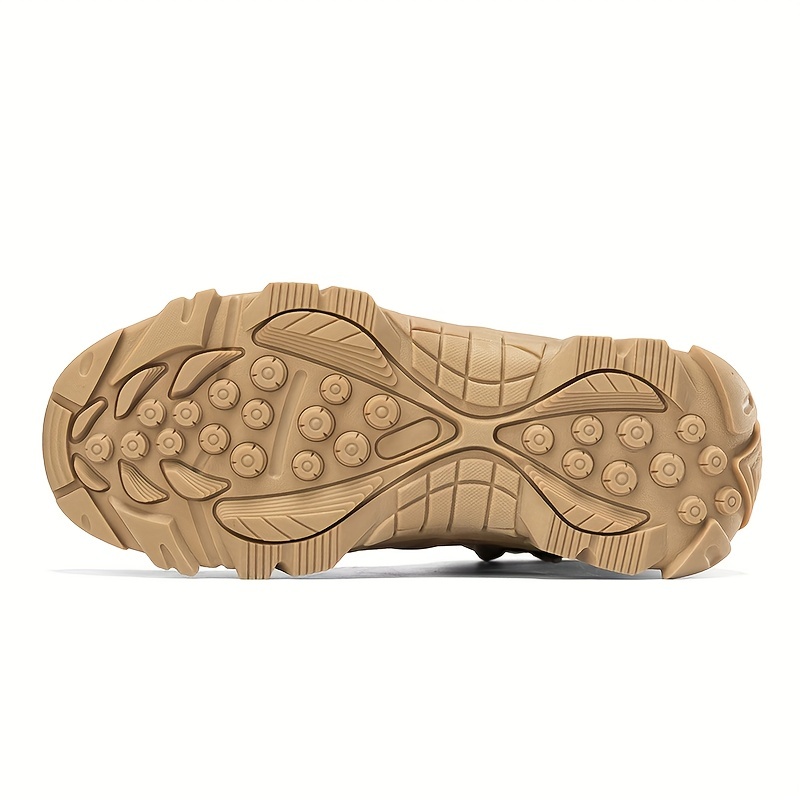 mens boots wear resistant non slip combat boots for outdoor hiking trekking details 9