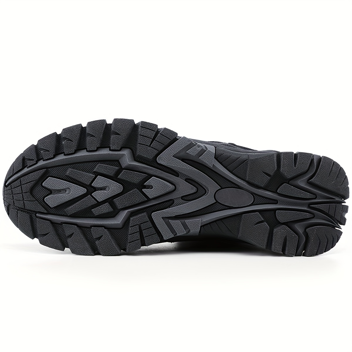 mens slip resistant snow boots outdoor winter thermal shoes windproof hiking boots with fuzzy lining details 12