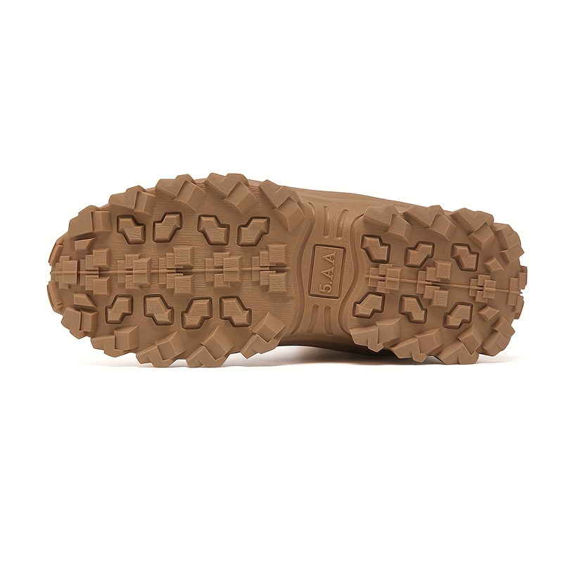 mens outdoor service boots combat boots casual lace up walking shoes army boots military boots for training details 8