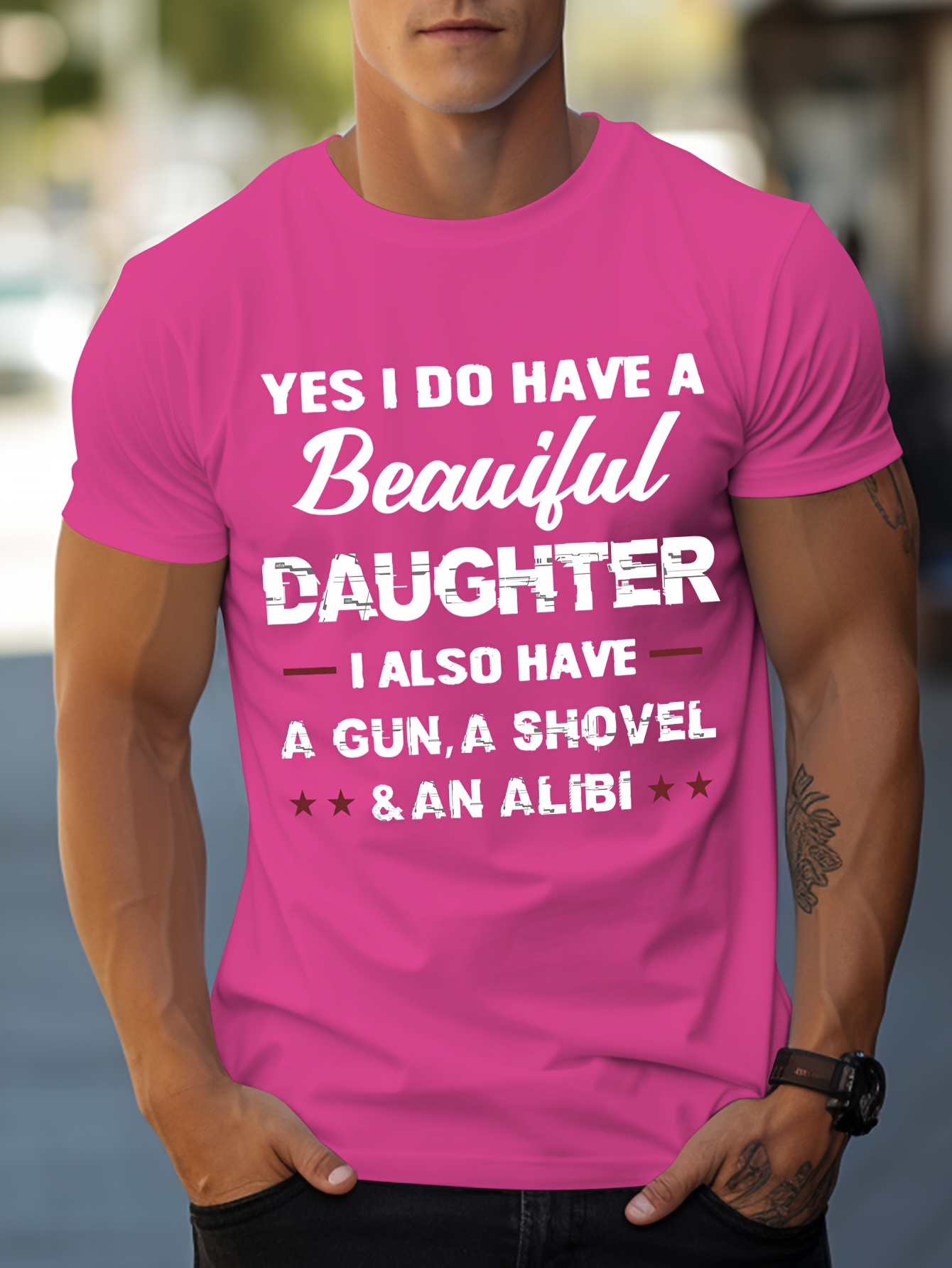 tees for men protective dad print t shirt casual short sleeve tshirt for summer spring fall tops as gifts details 21