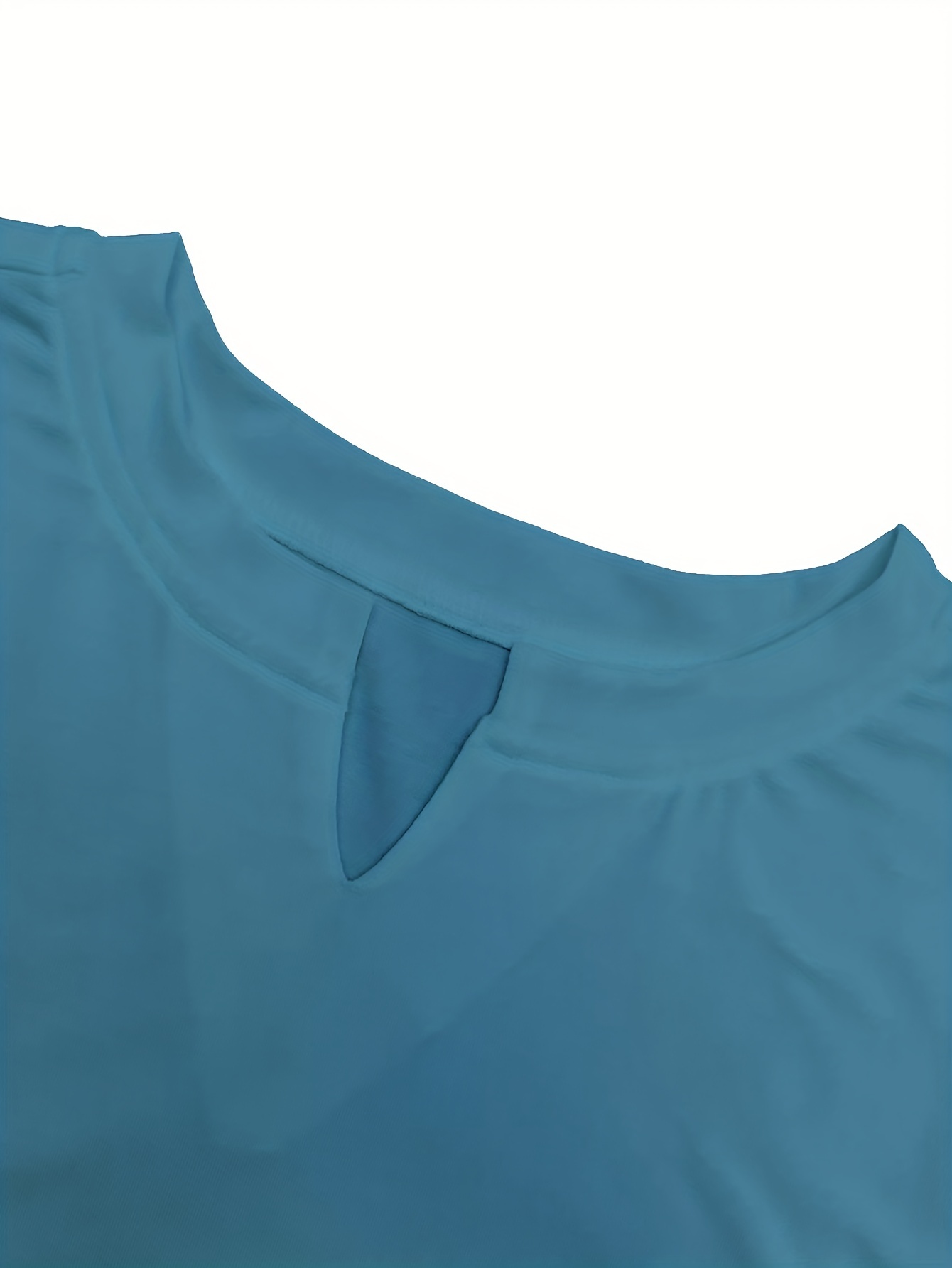 solid color mens comfy v neck medium stretch t shirt mens summer clothes mens outfits details 12