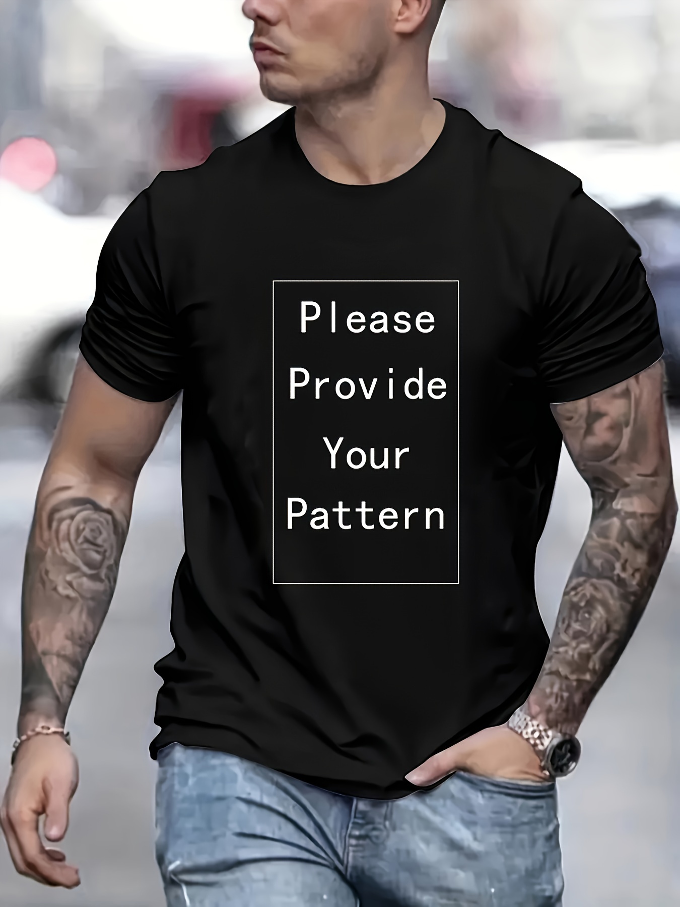 custom t shirt personalized tees for men casual short sleeve custom printed t shirt for summer details 23