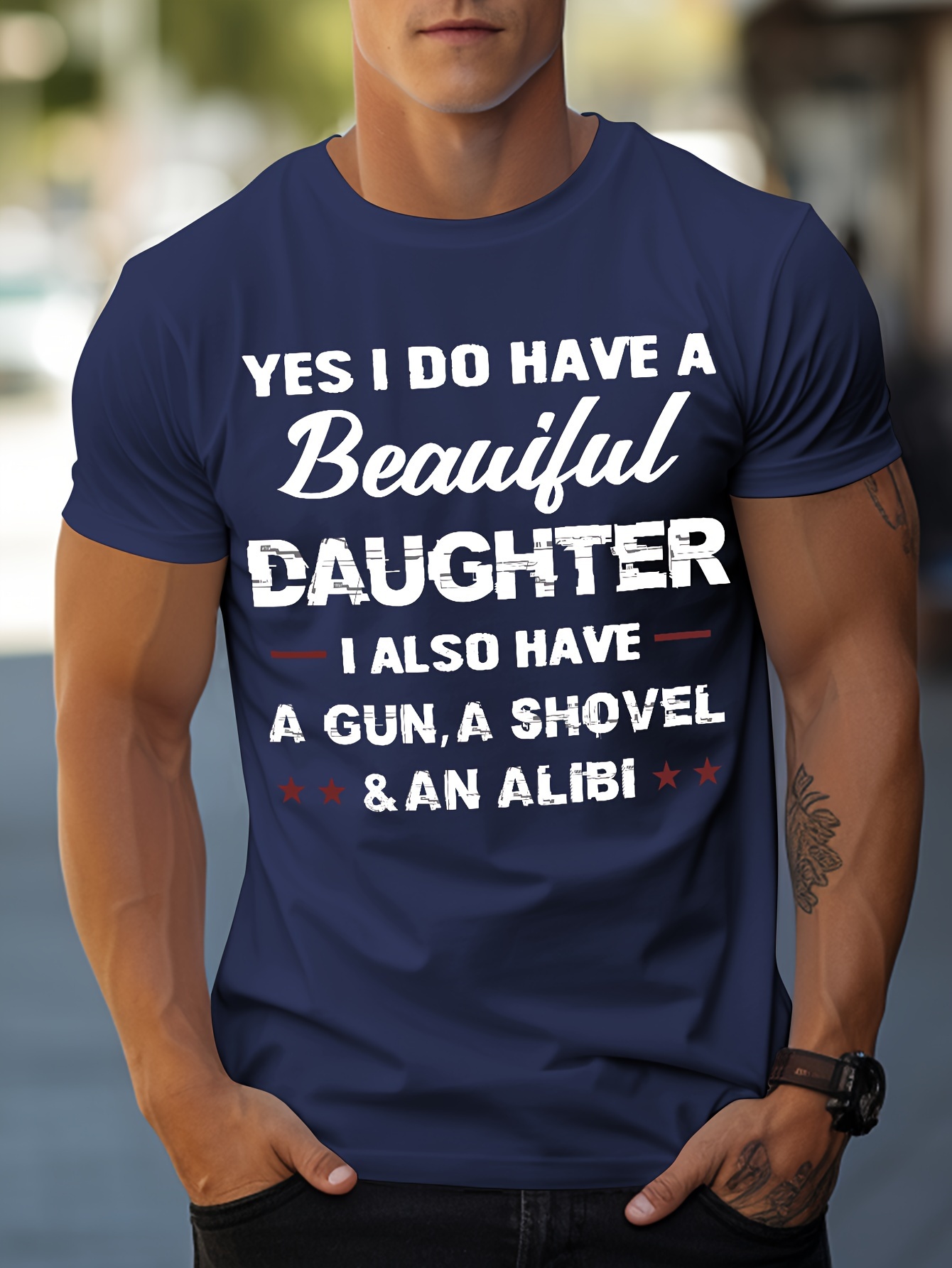 tees for men protective dad print t shirt casual short sleeve tshirt for summer spring fall tops as gifts details 17
