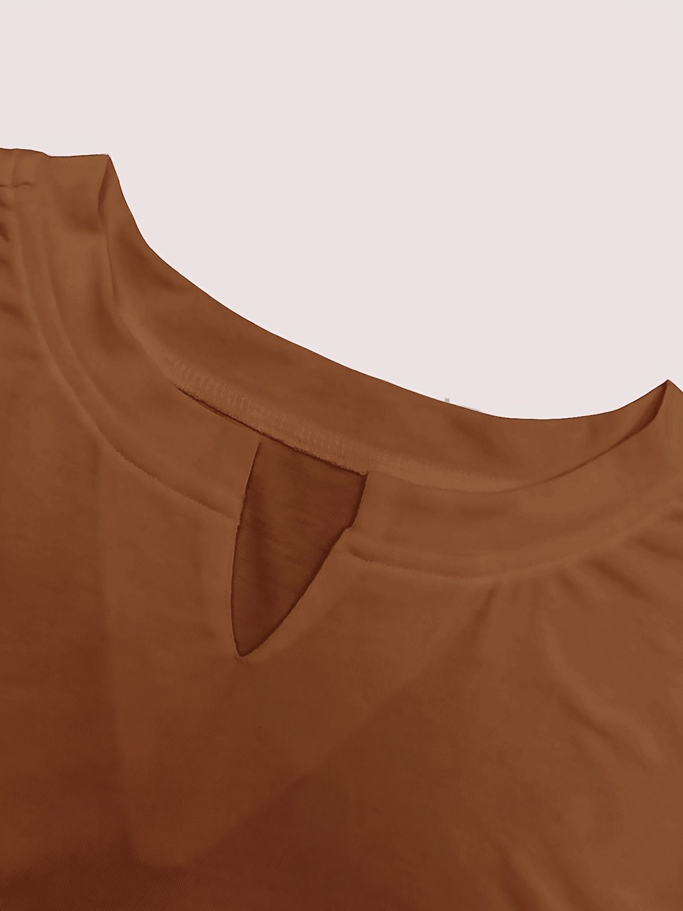 solid color mens comfy v neck medium stretch t shirt mens summer clothes mens outfits details 37