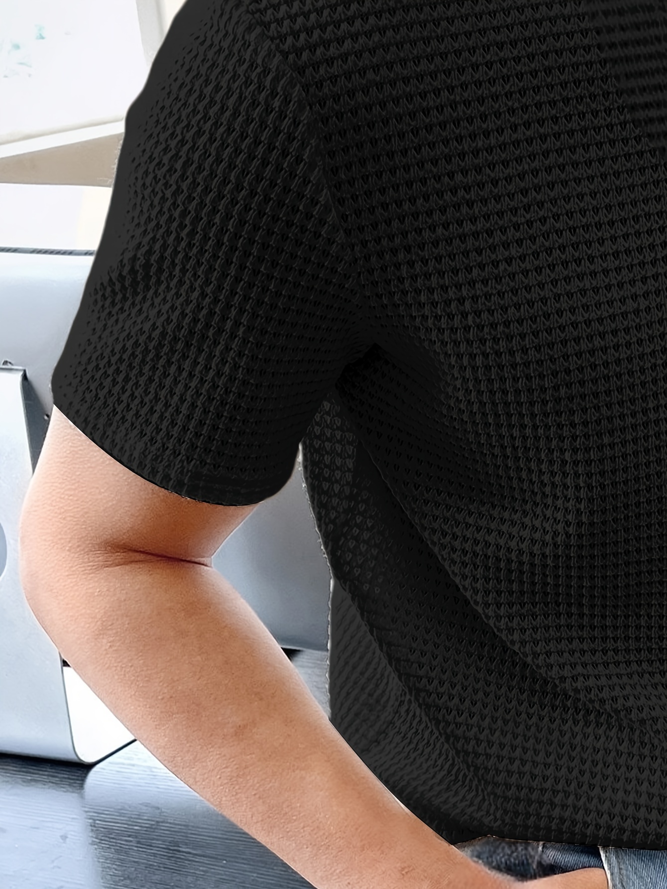 mens hollow out crew neck active t shirt casual comfy tees tshirts for summer mens clothing tops for daily gym workout running details 7