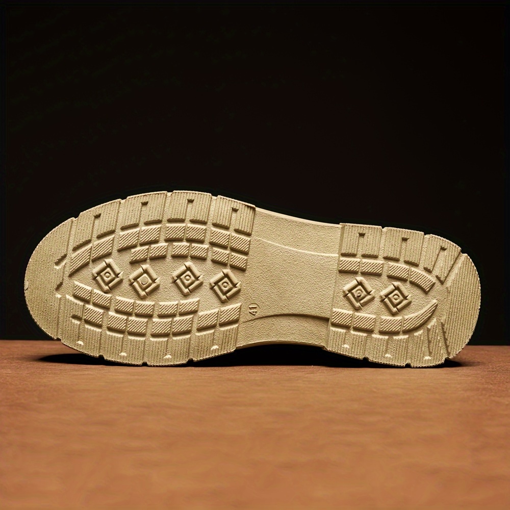 mens fashion skate shoes breathable non slip lace up sneakers with synthetic leather uppers for outdoor spring and autumn details 9