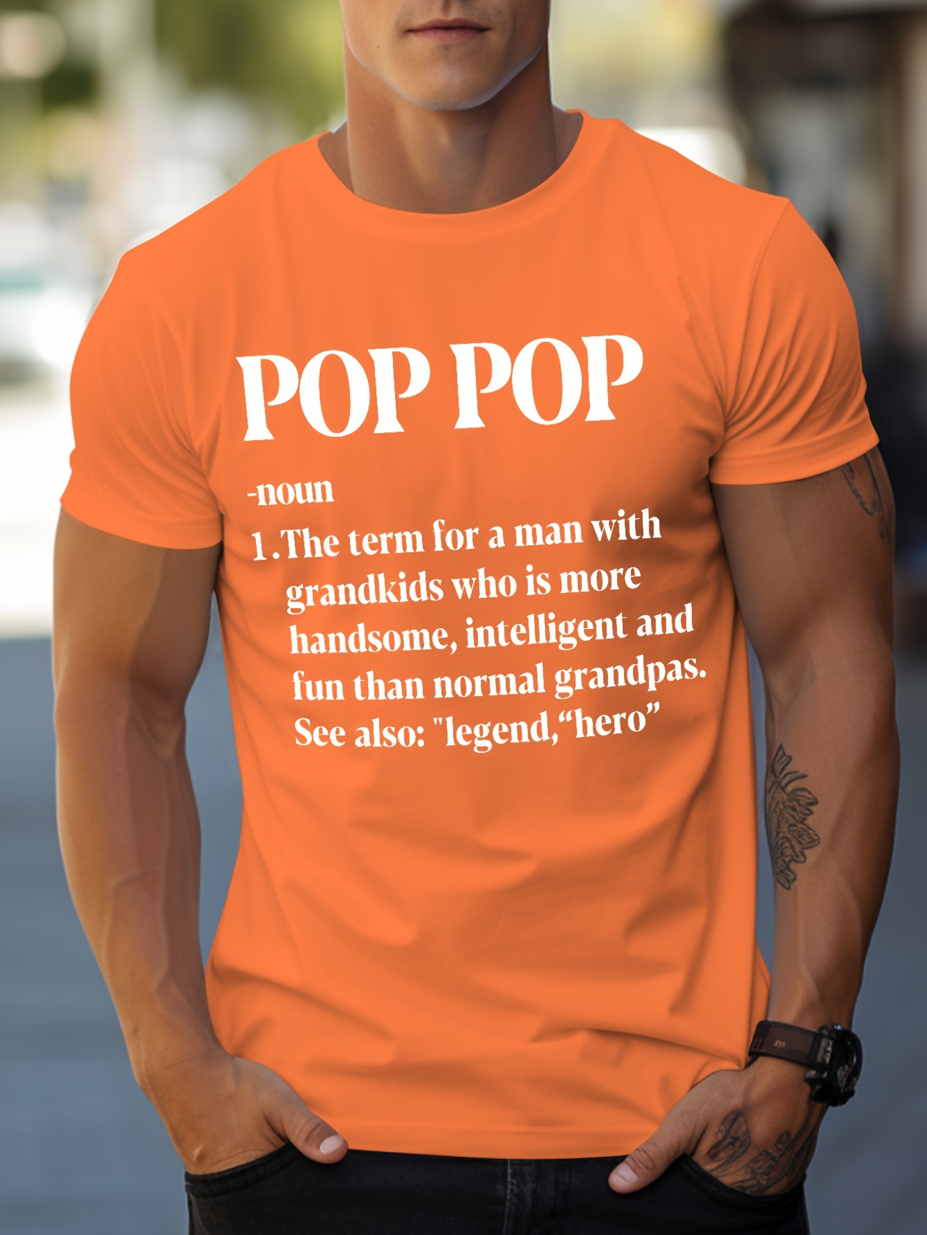 tees for men funny pop pop grandpa nickname print t shirt casual short sleeve tshirt for summer spring fall tops as gifts details 13