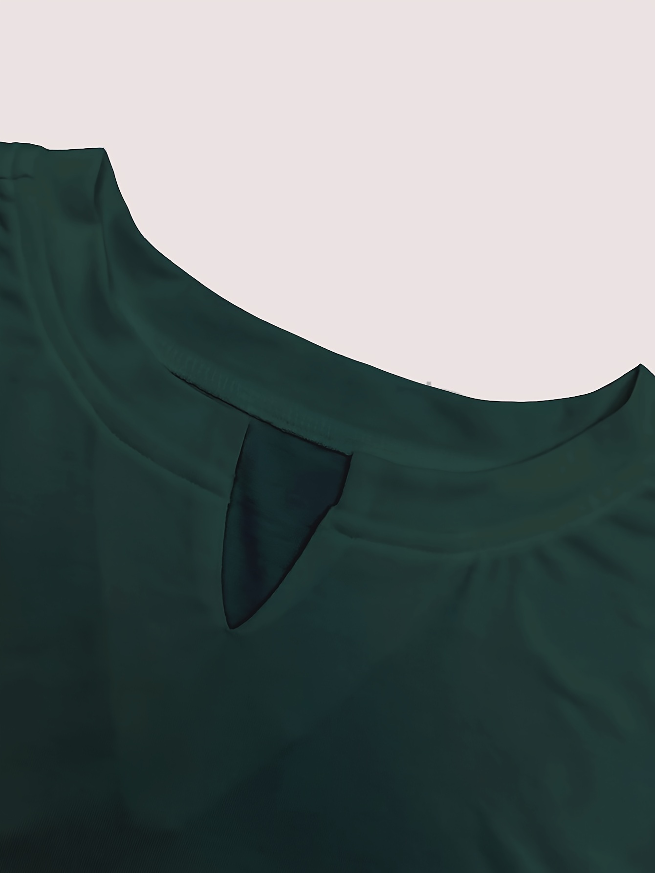 solid color mens comfy v neck medium stretch t shirt mens summer clothes mens outfits details 42
