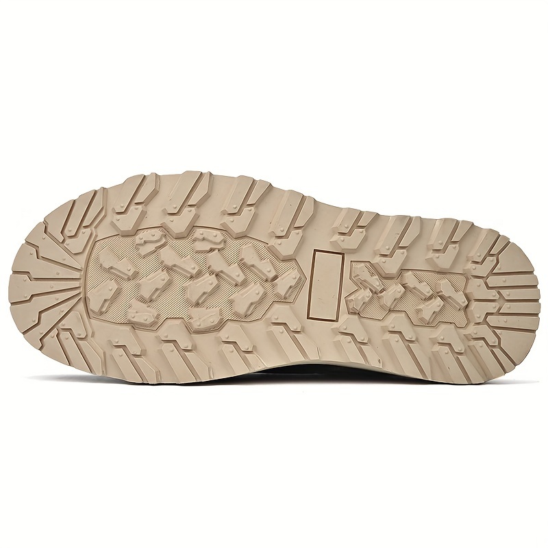 mens retro style split leather low top casual shoes wear resistant non slip lace up shoes for outdoor details 3