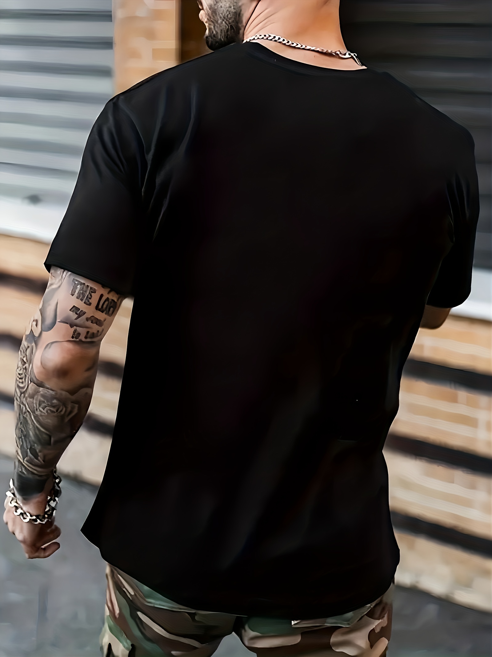 brooklyn new york print mens graphic t shirt casual comfy tees for summer mens clothing details 6