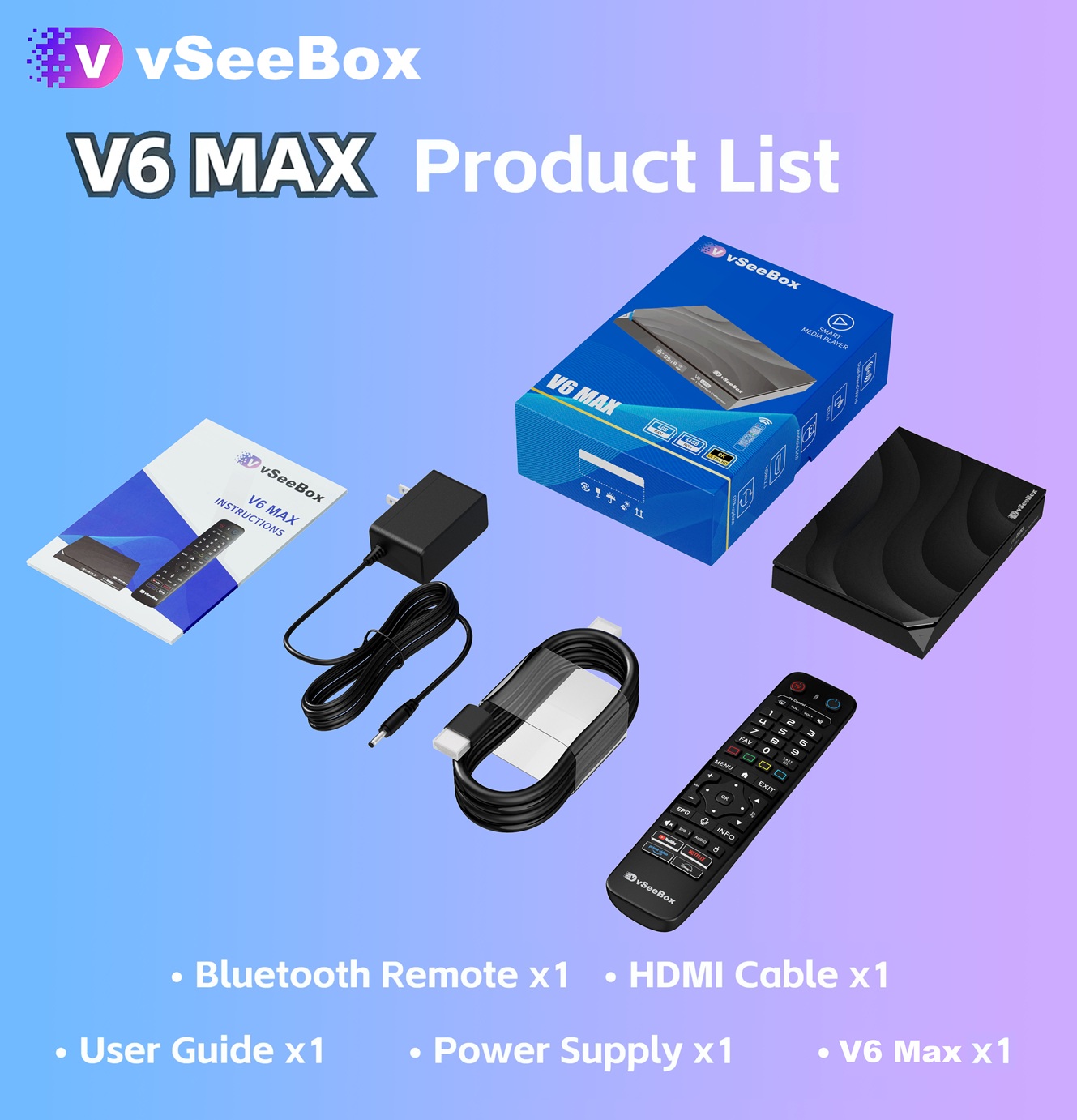 vSeeBox V6 Max（NEW）-vSeebox official store