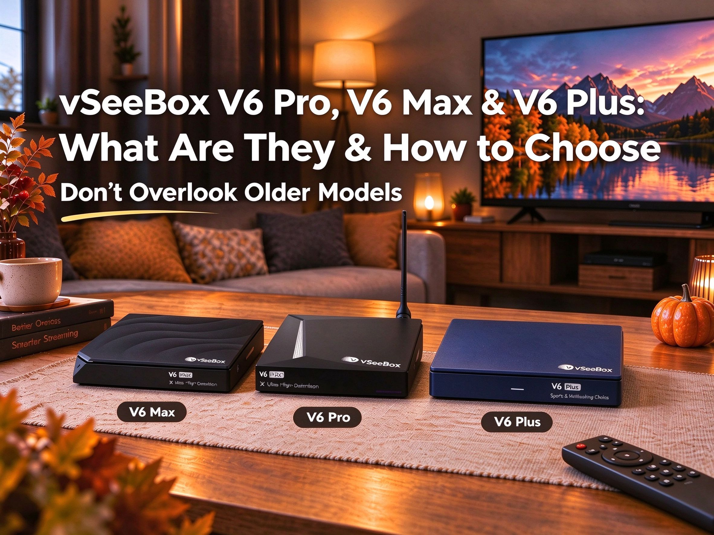 vSeeBox V6 Pro, V6 Max & V6 Plus: What Are They & How to Choose