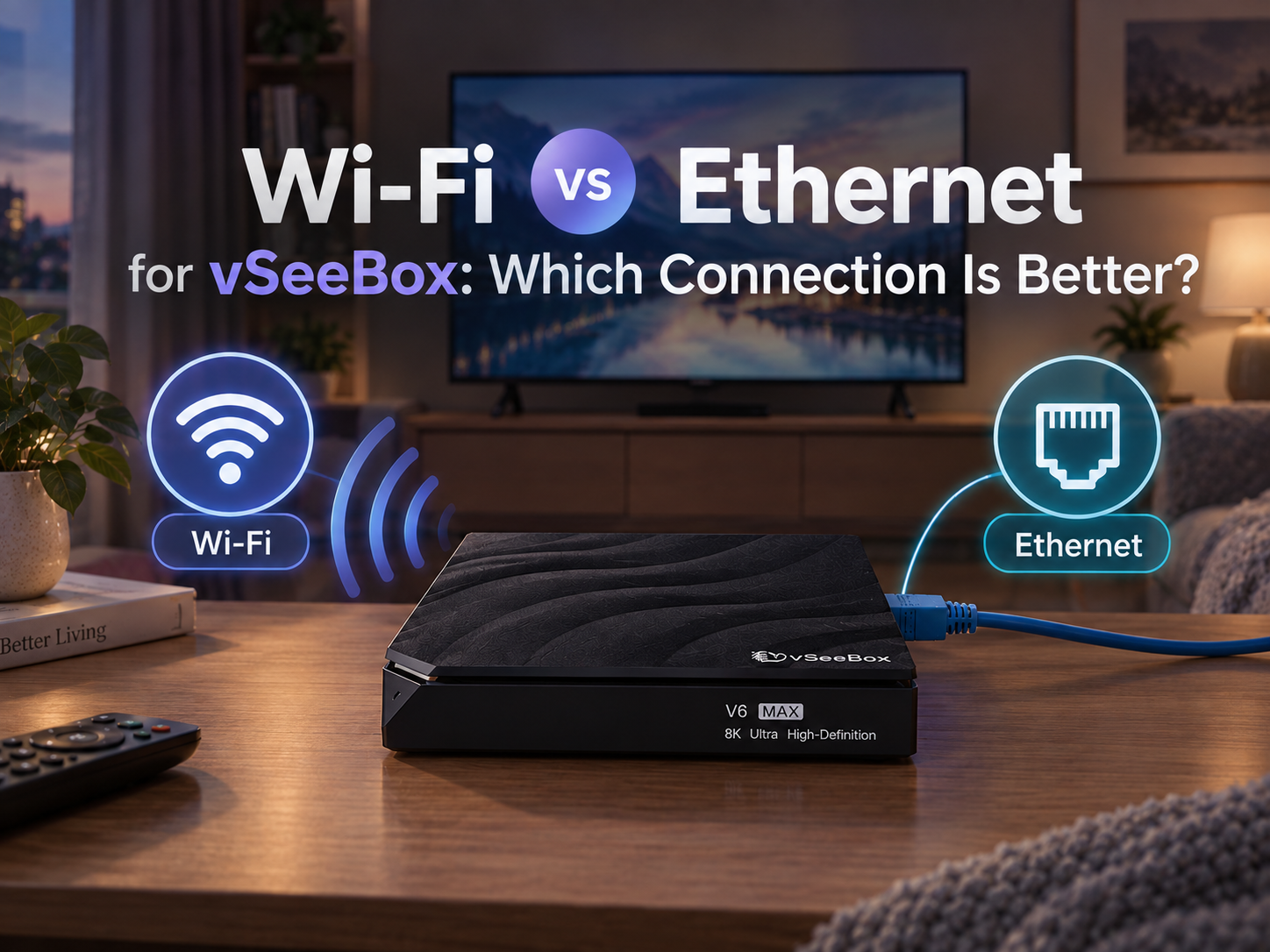 Wi-Fi vs Ethernet for vSeeBox: Which Connection Is Better
