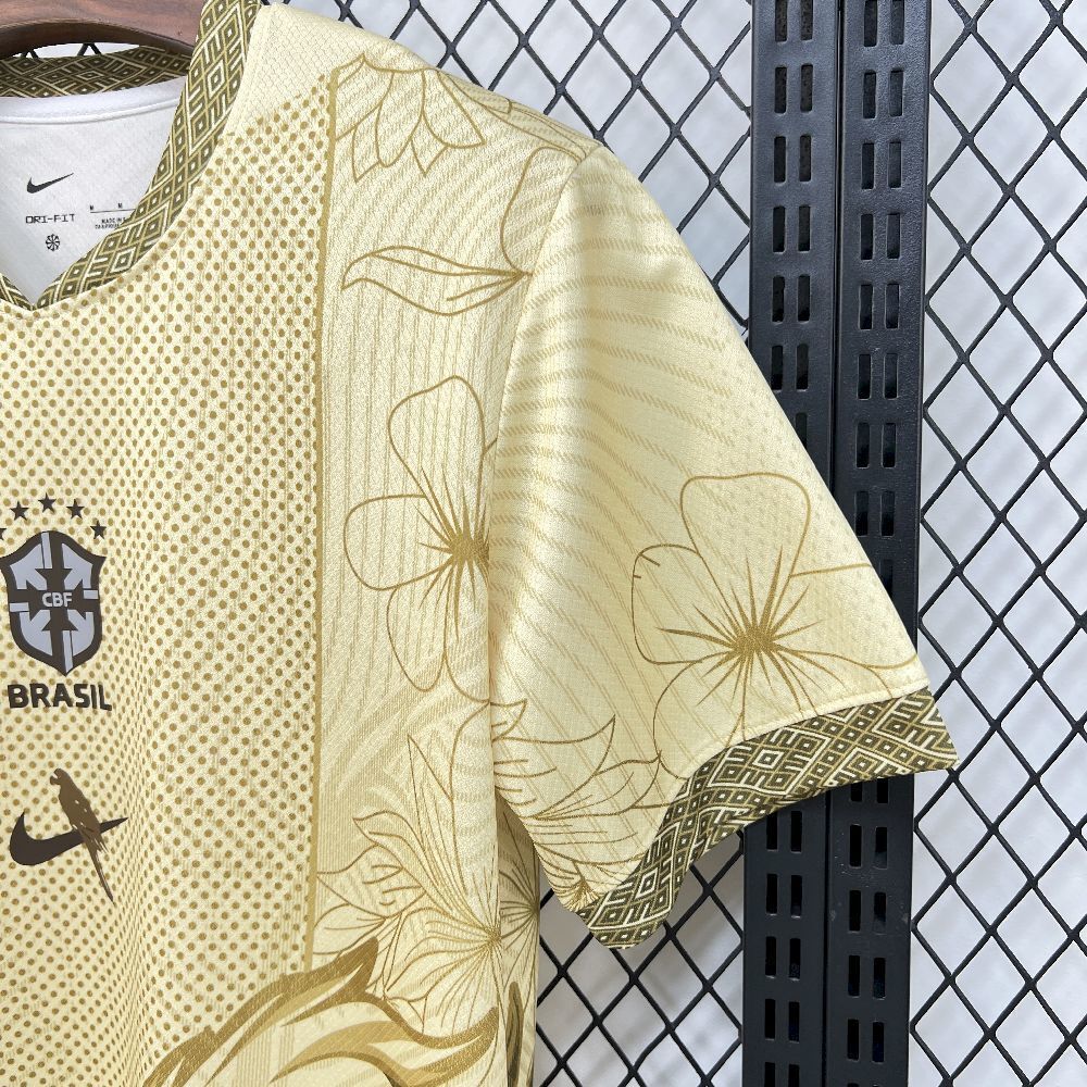 2026 Brazil Arara Real Special Edition Gold Jersey