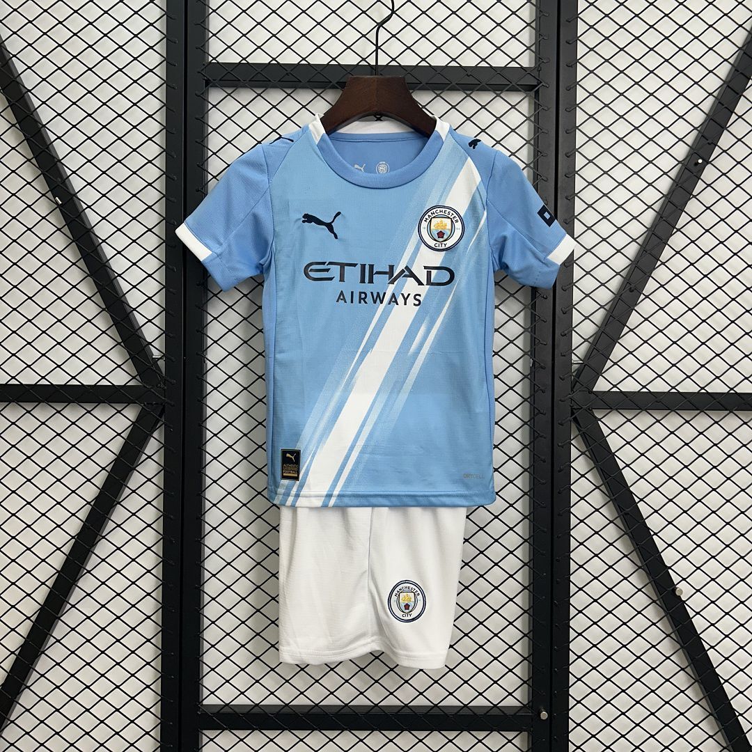 25-26 Manchester City Home Kids Jersey