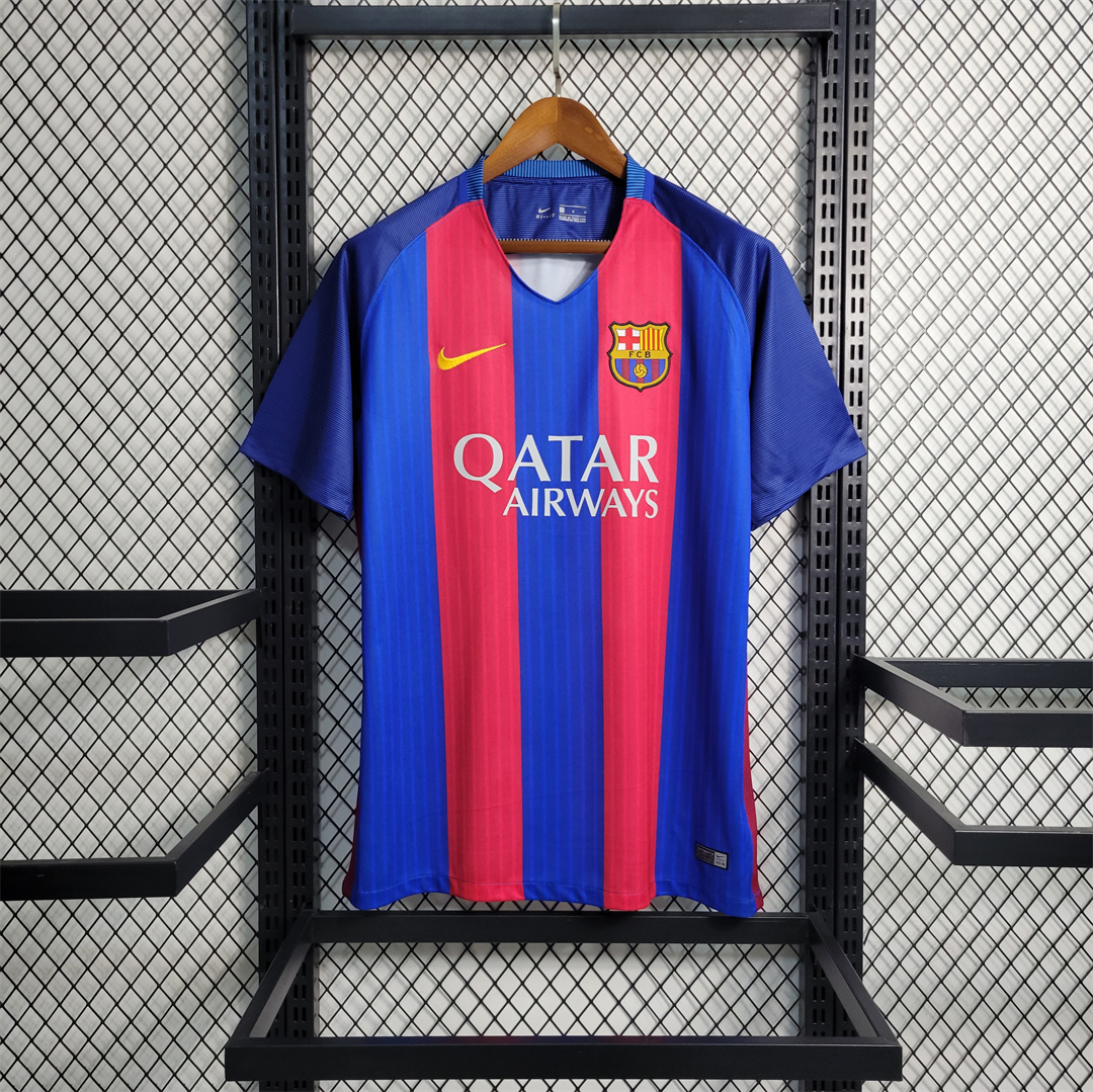 16/17 Retro Barcelona Home Jersey