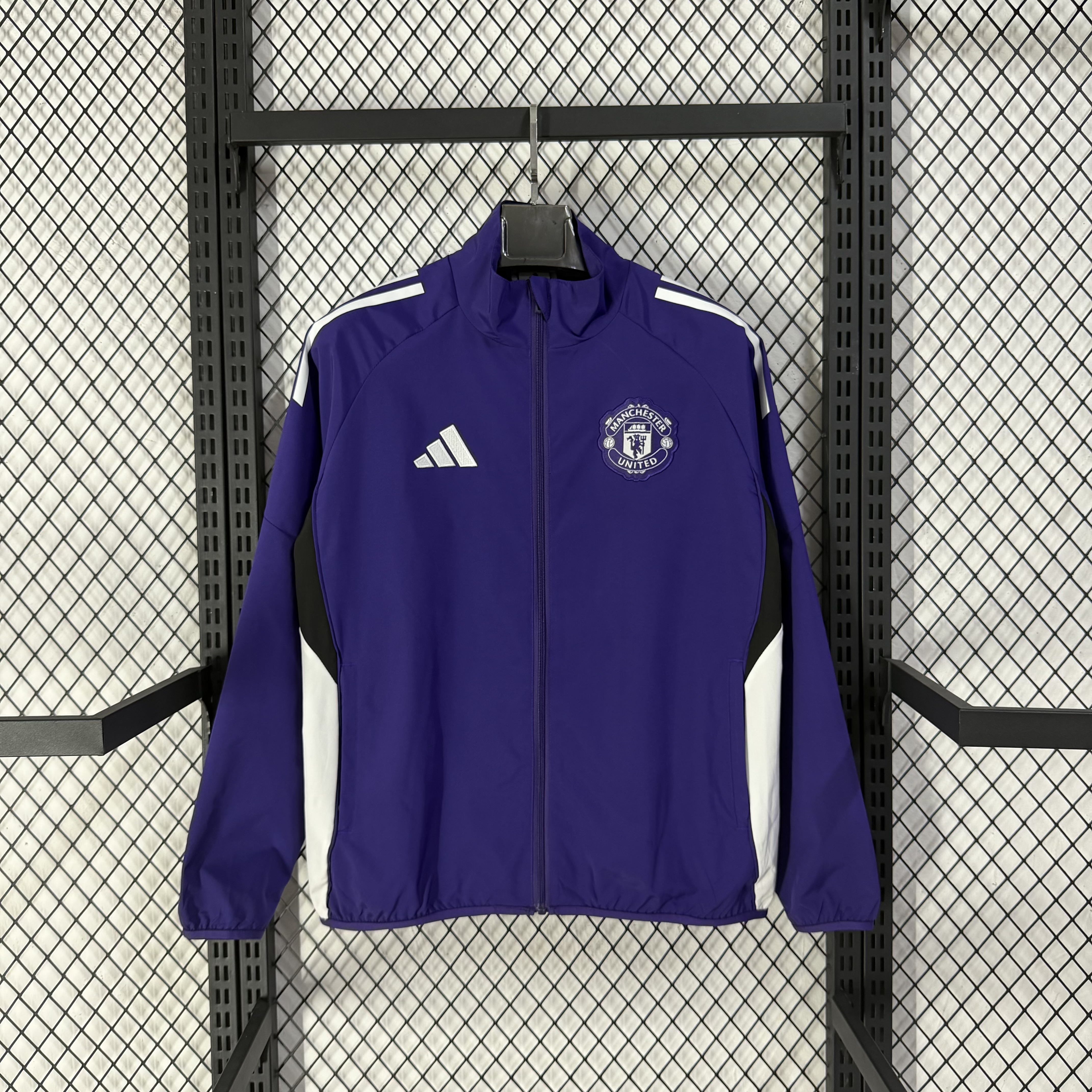 Manchester United Purple Windbreaker