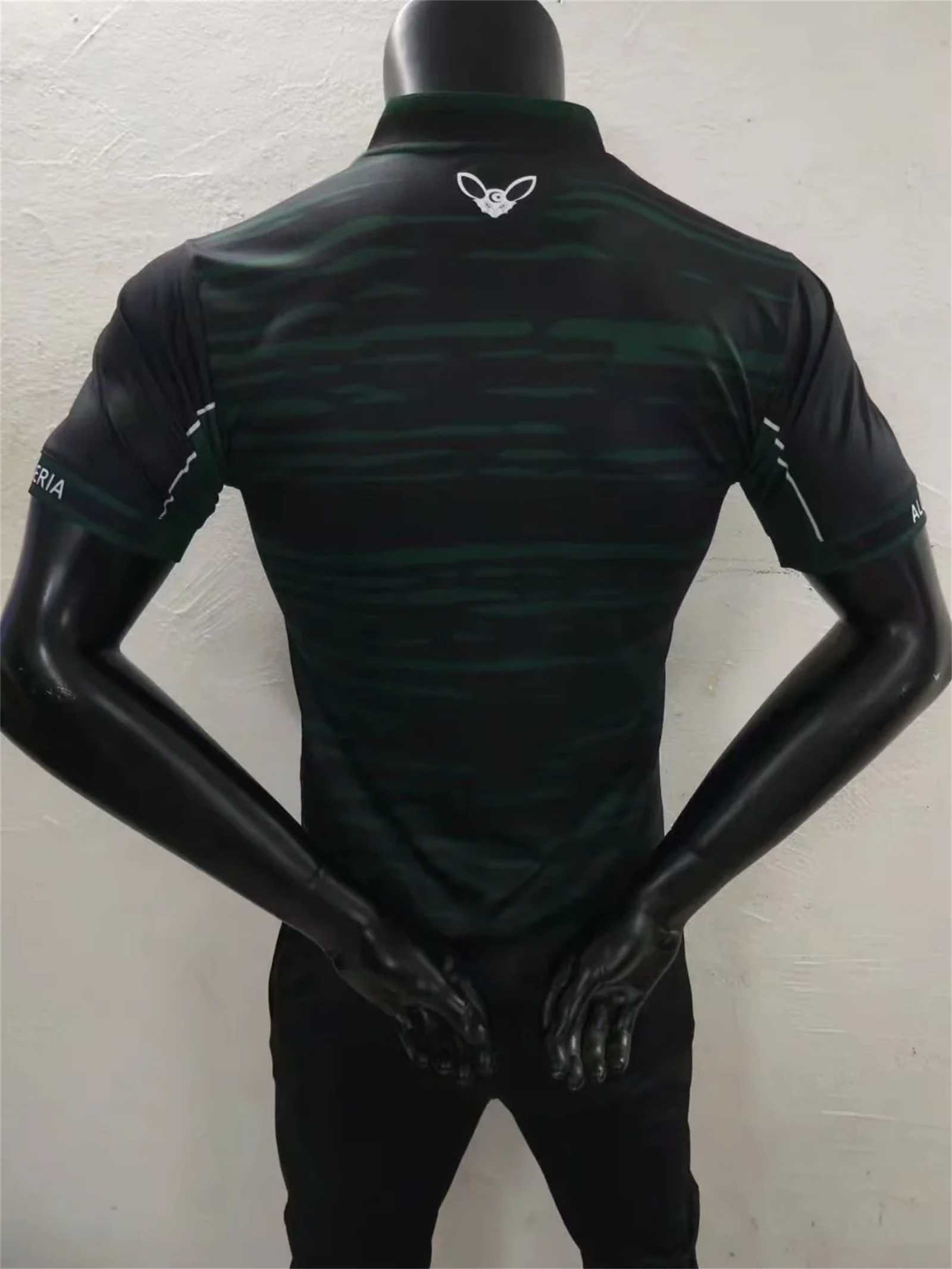 22 Algeria blackgreen Players Edition Jersey