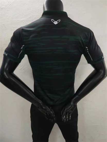22 Algeria blackgreen Players Edition Jersey