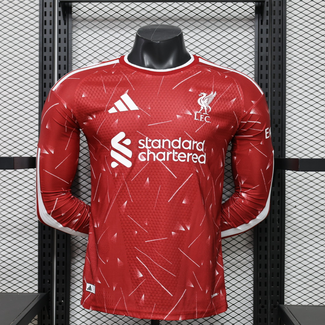 2026-27 Liverpool Home Long Sleeve Jersey