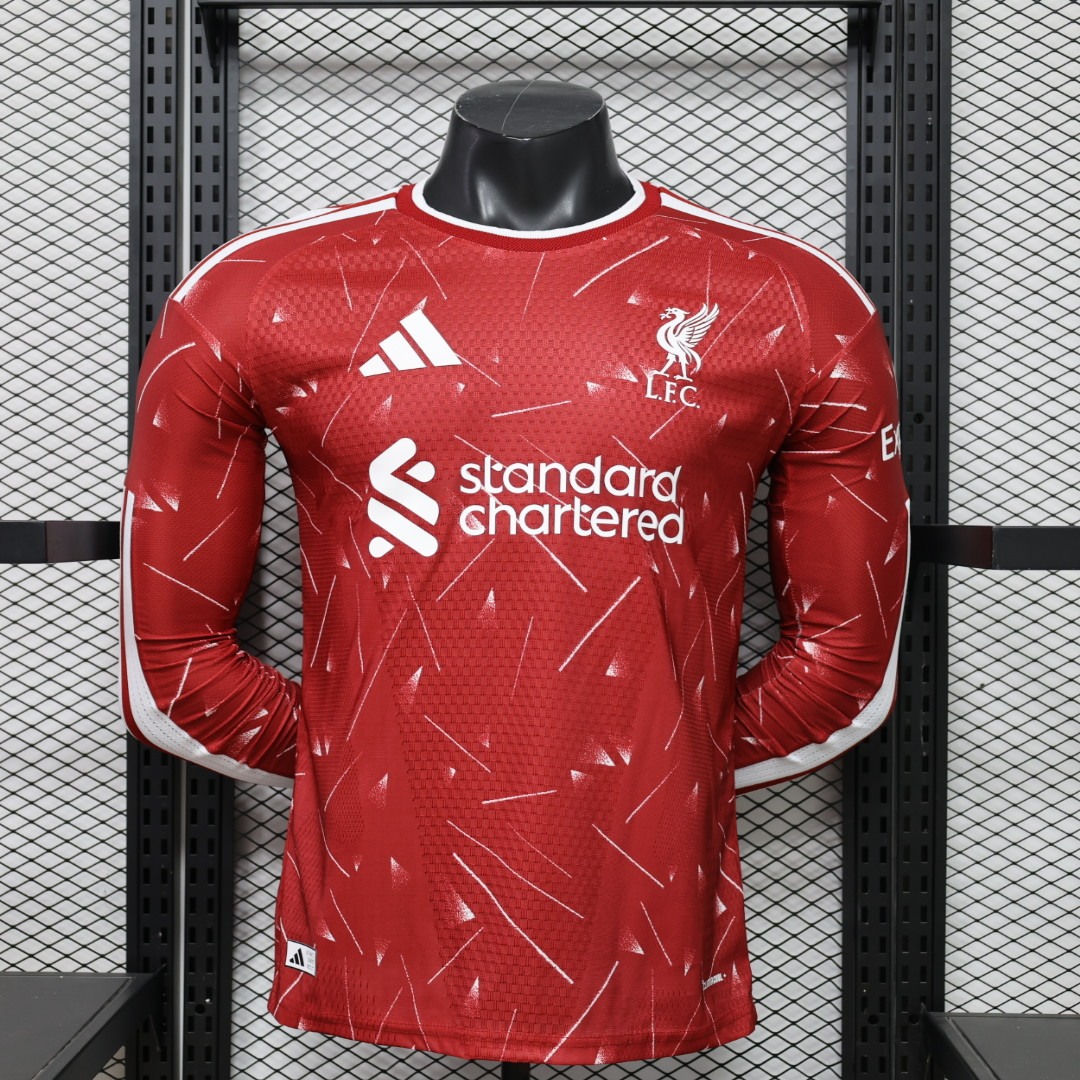 2026-27 Liverpool Home Long Sleeve Jersey