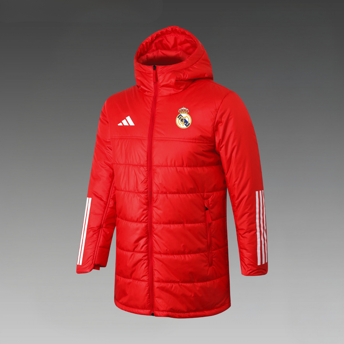 Real Madrid Red Puffer Jacket