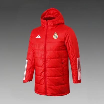 Real Madrid Red Puffer Jacket