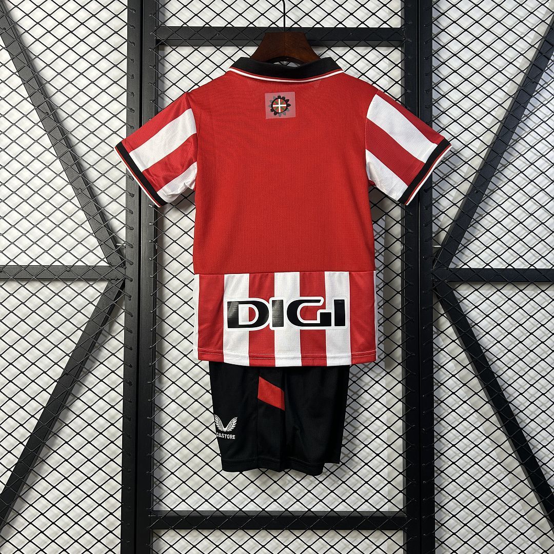 25-26 Athletic Bilbao Home Kids Jersey