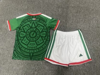 2026 World Cup Mexico Home Kids Jersey