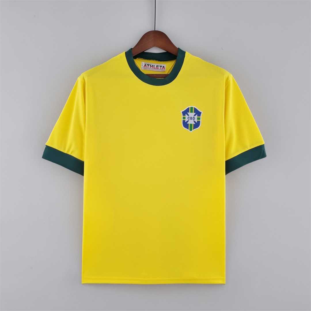 1970 Brazil Home Retro Jersey