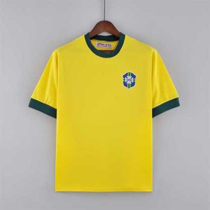 1970 Brazil Home Retro Jersey