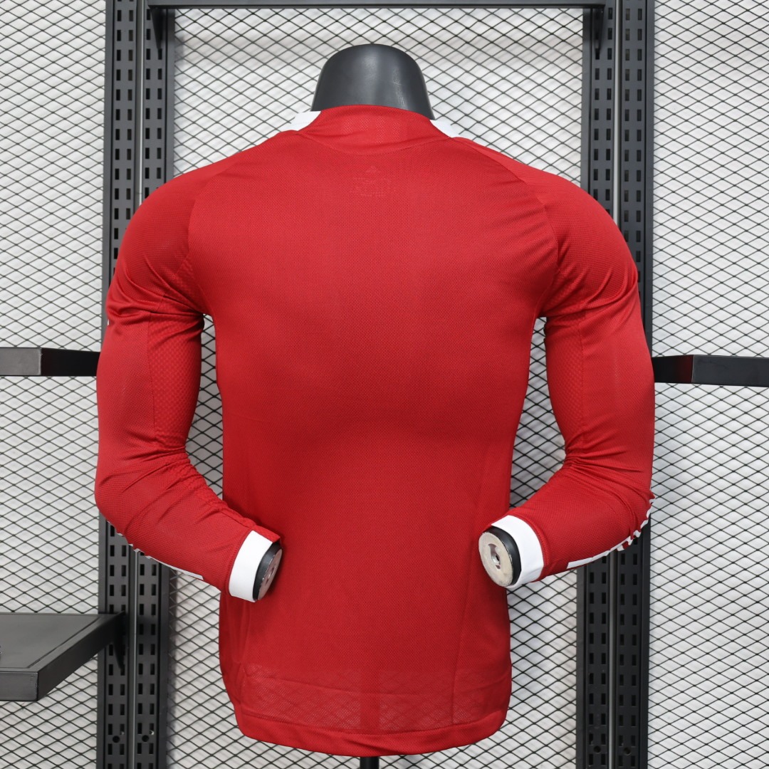 25-26 Liverpool Home Long Sleeve Jersey