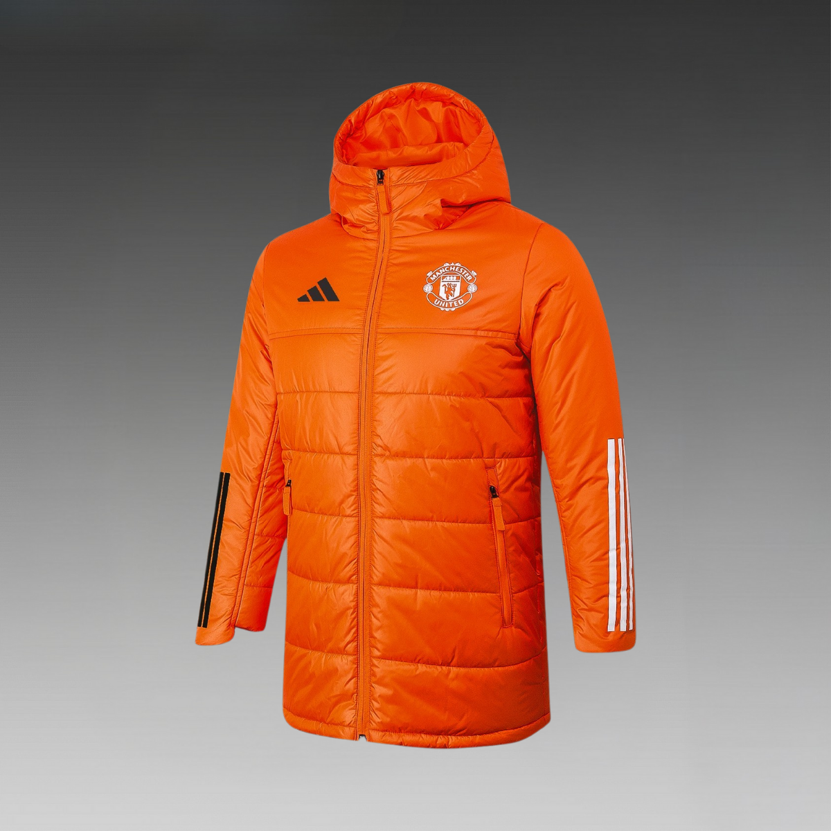 Manchester United Orange Puffer Jacket