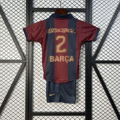 25-26 Barcelona X Travis Scott Retro Limited Edition Kids Jersey
