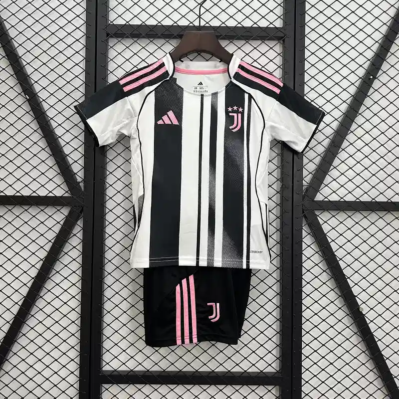 2025-26 Juventus Home Kids Jersey