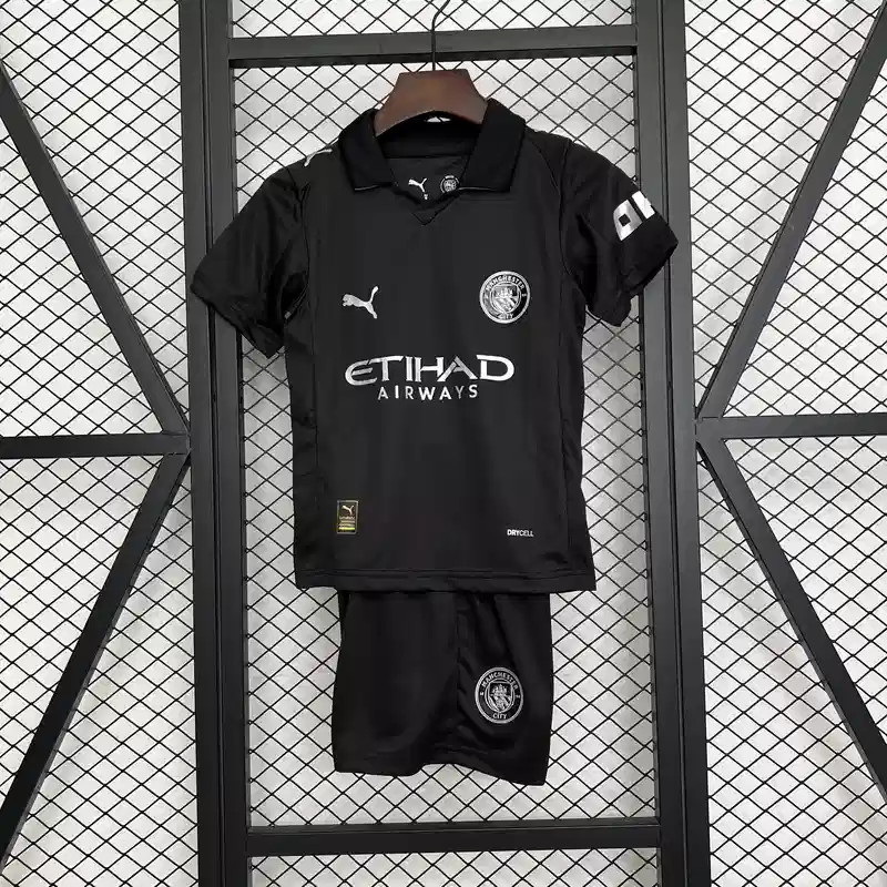 2025-26 Manchester City Away Kids Jersey